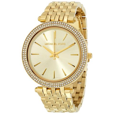 michael kors women's watches gold|Michael Kors watch model nadja.